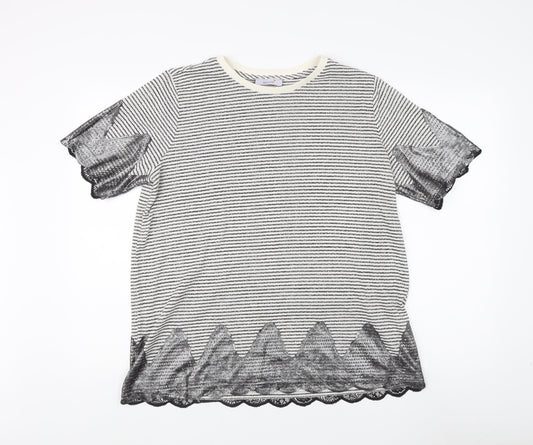 Womens UK Size 18 Marks and Spencer Multicoloured Basic T-Shirt