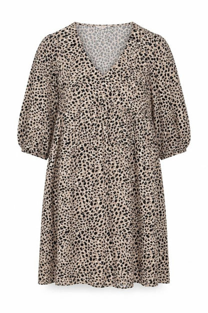 John Lewis Women’s Animal Print Viscose Dress, Size 10