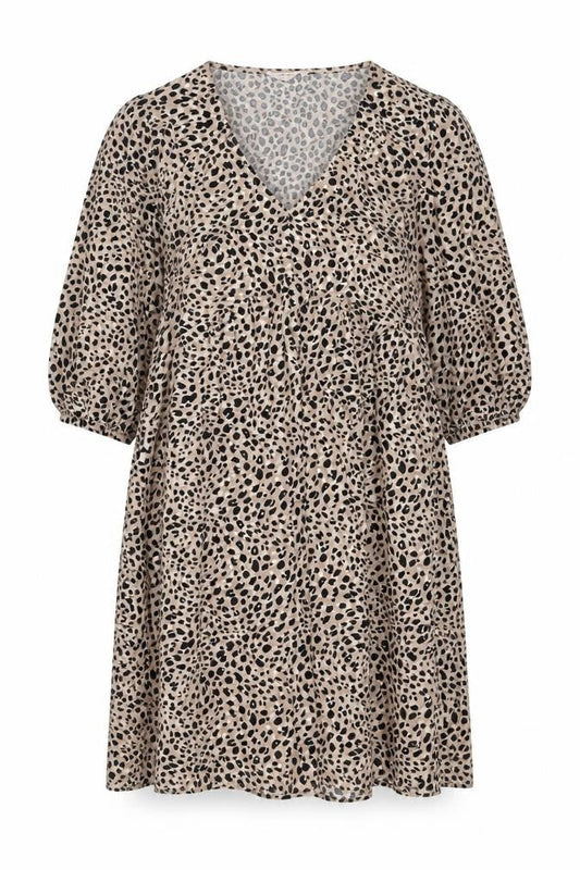 John Lewis Women’s Animal Print Viscose Dress, Size 10