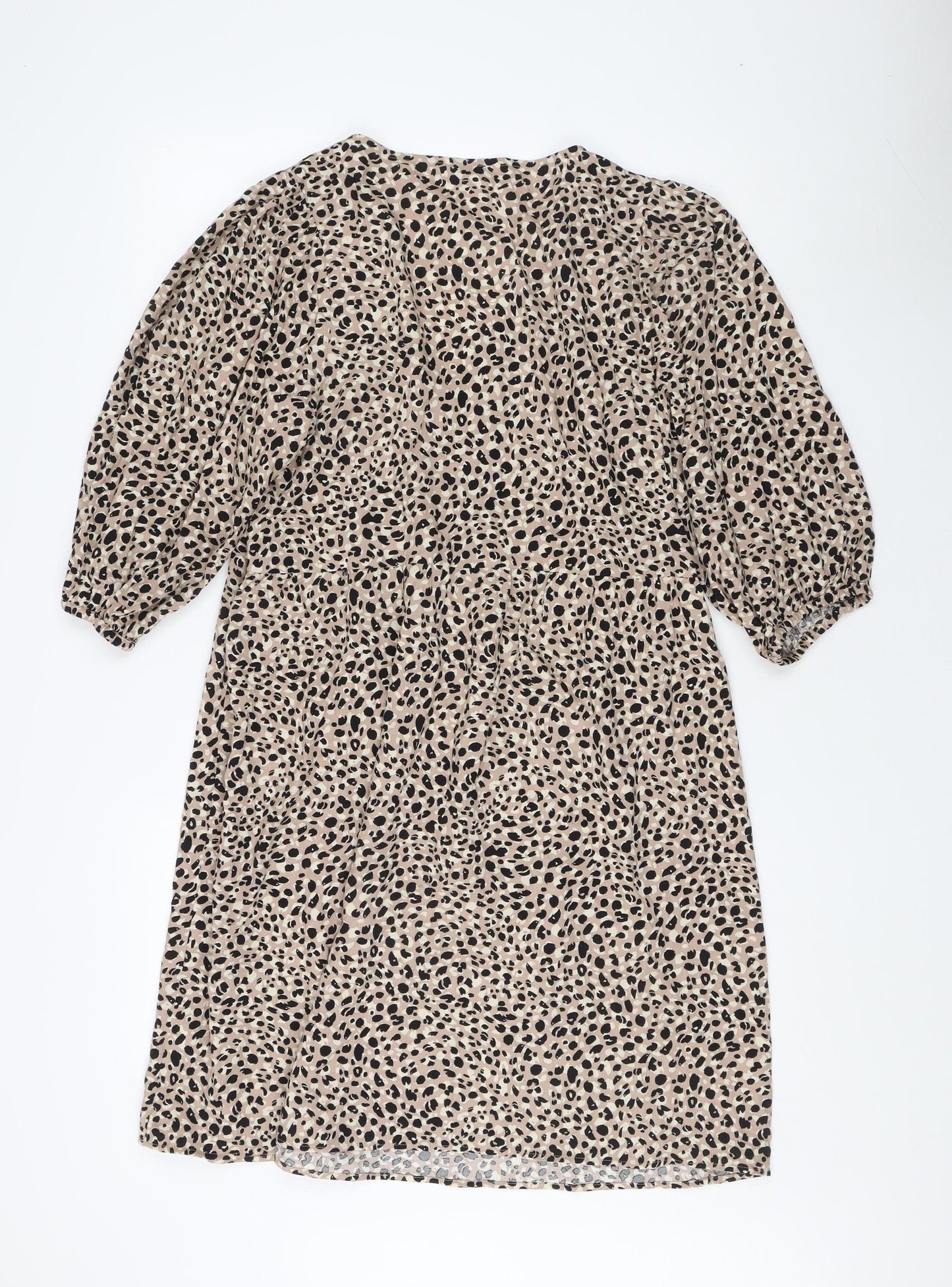 John Lewis Women’s Animal Print Viscose Dress, Size 10