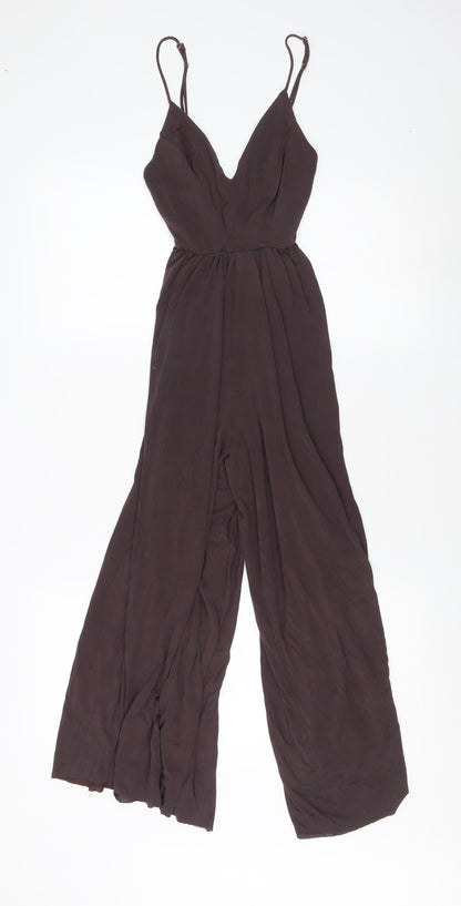 Urban Outfitters Women's Brown XS Wide-Leg Jumpsuit
