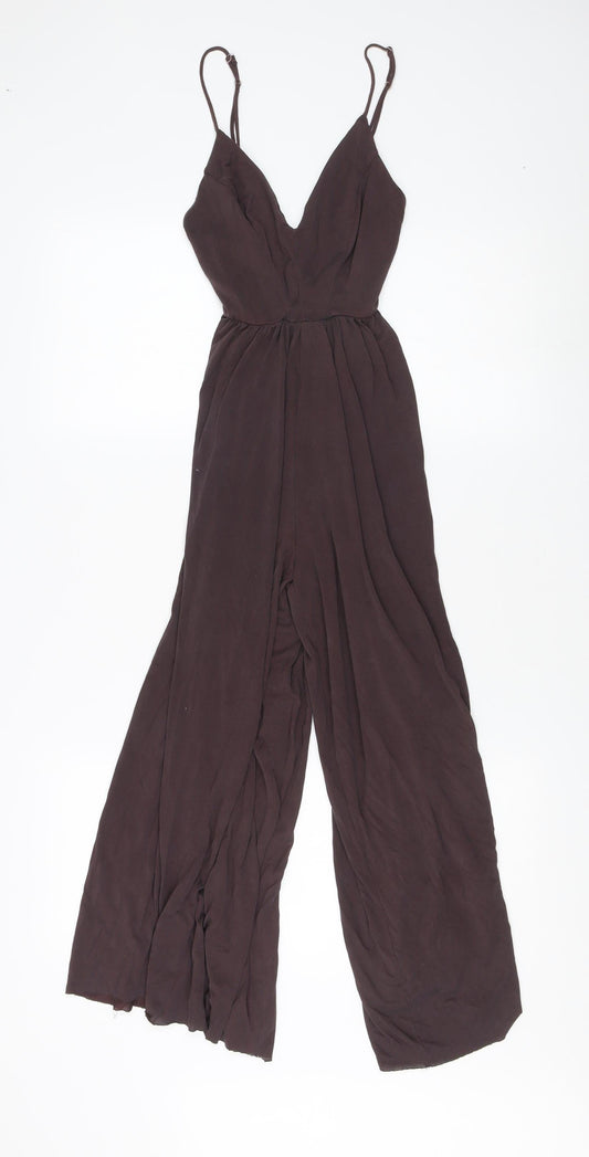 Urban Outfitters Women's Brown XS Wide-Leg Jumpsuit