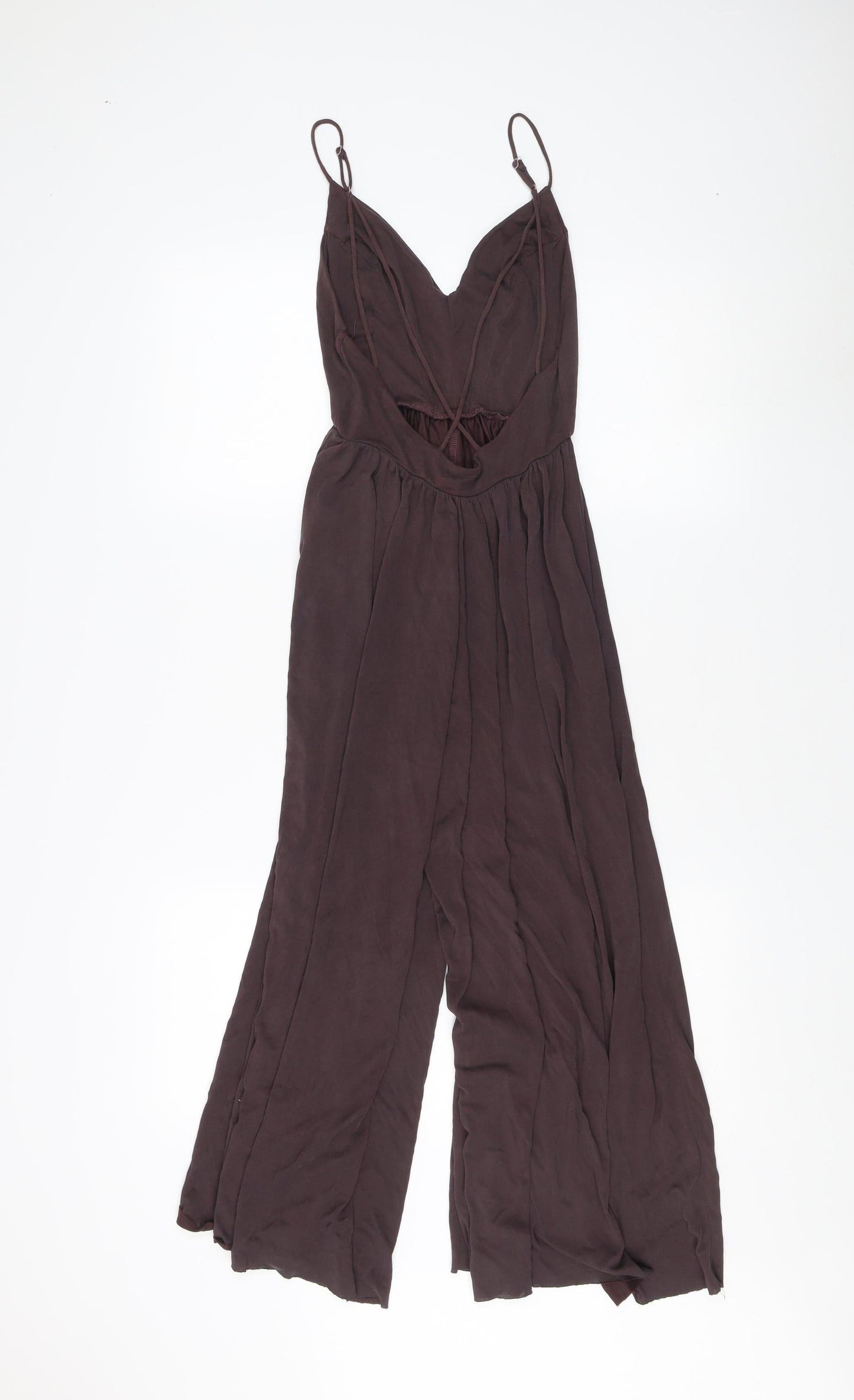 Urban Outfitters Women's Brown XS Wide-Leg Jumpsuit