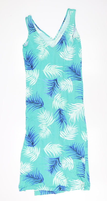 Marks & Spencer Women’s Blue Floral Slip Dress Size 12