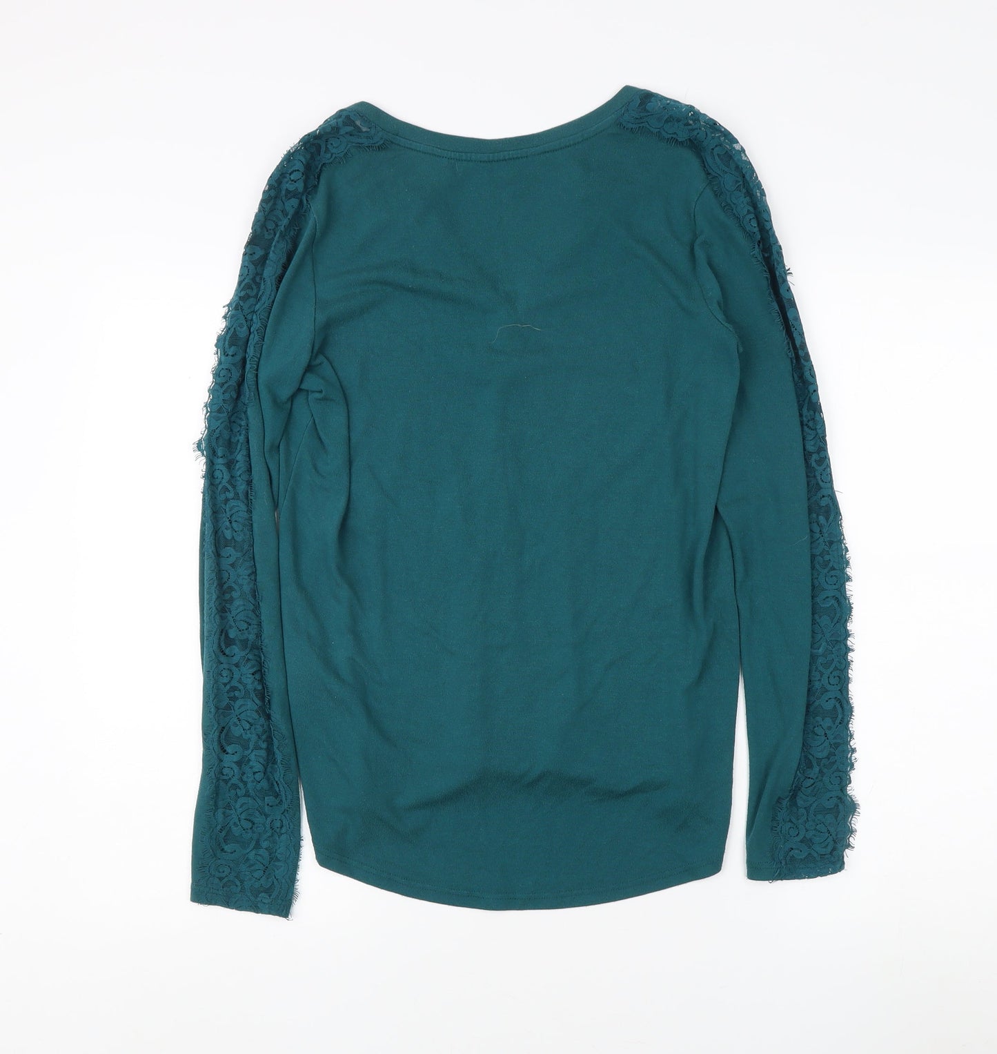 Womens UK Size 14 NEXT Green Basic T-Shirt