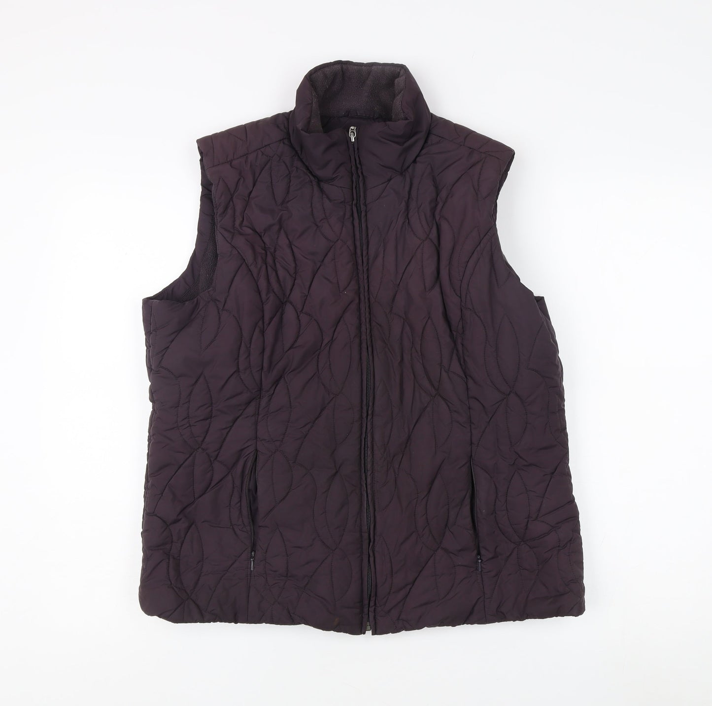 Marks and Spencer Women's Black Quilted Waistcoat L