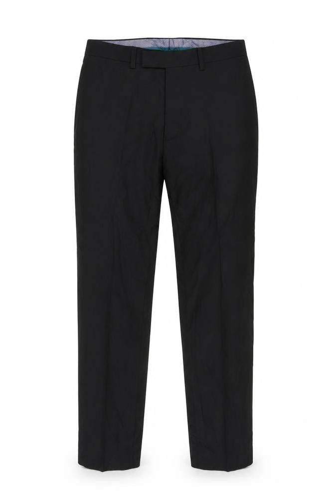 Mens UK Size 30 Marks and Spencer Slim Fit Business Casual Formal Black Trousers