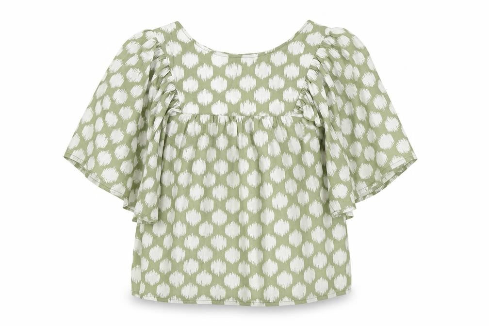 Womens UK Size 8 Marks and Spencer Green Basic Blouse