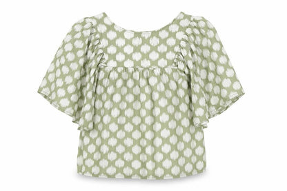 Womens UK Size 8 Marks and Spencer Green Basic Blouse