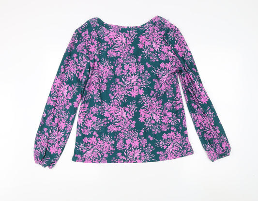 Bonmarché Women's Multicoloured Floral Tunic Blouse Size 14