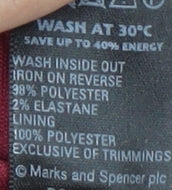 Marks and Spencer Women’s Red Floral Sheath Dress Size 14