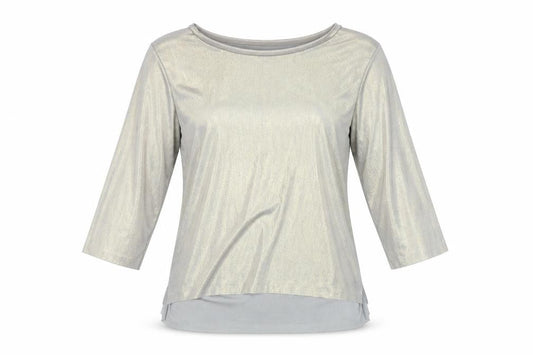 Womens UK Size S Stradivarius Gold Basic Blouse