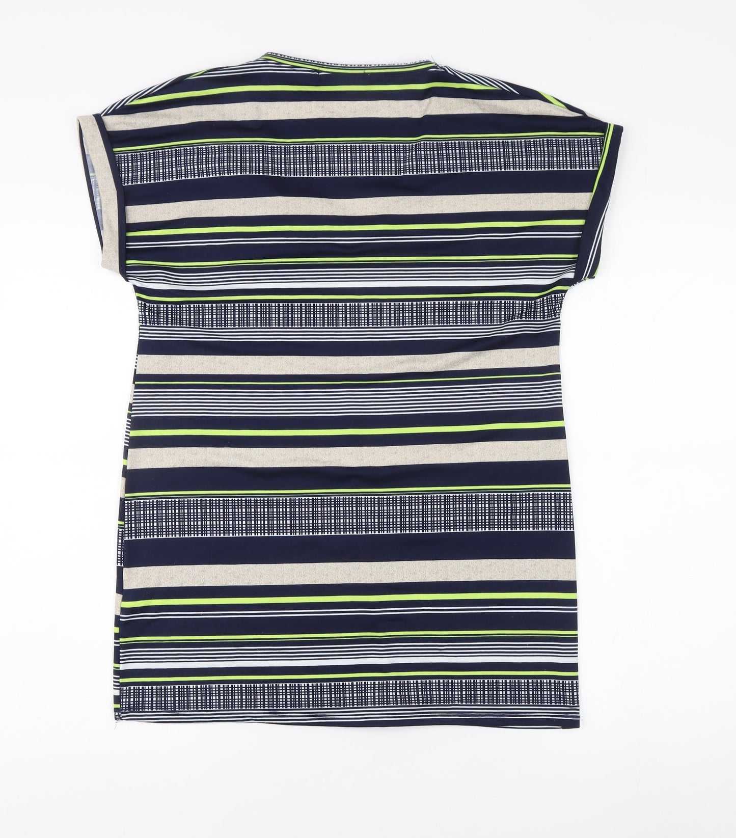 Womens UK Size S Alexara Multicoloured Basic T-Shirt