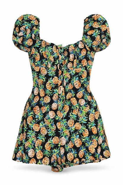 Womens UK Size 12 Bershka One-Piece Multicoloured Playsuit
