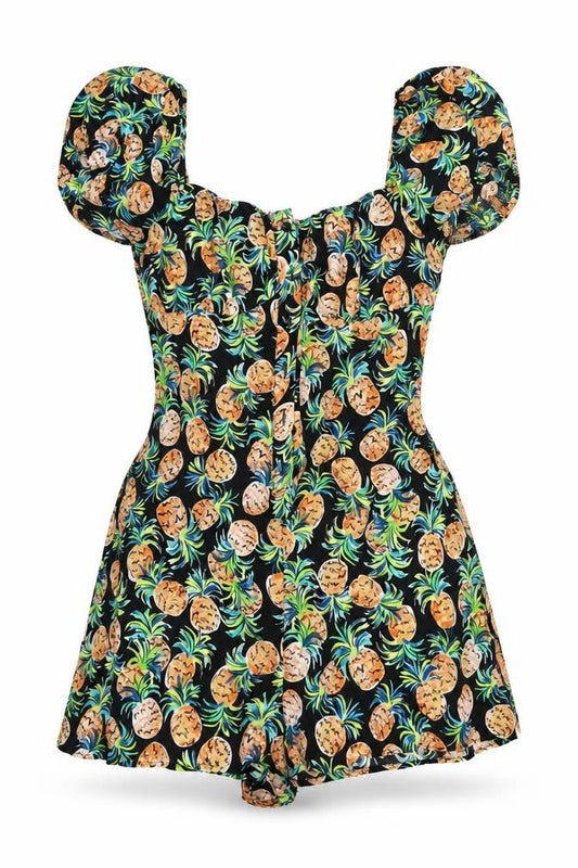 Womens UK Size 12 Bershka One-Piece Multicoloured Playsuit