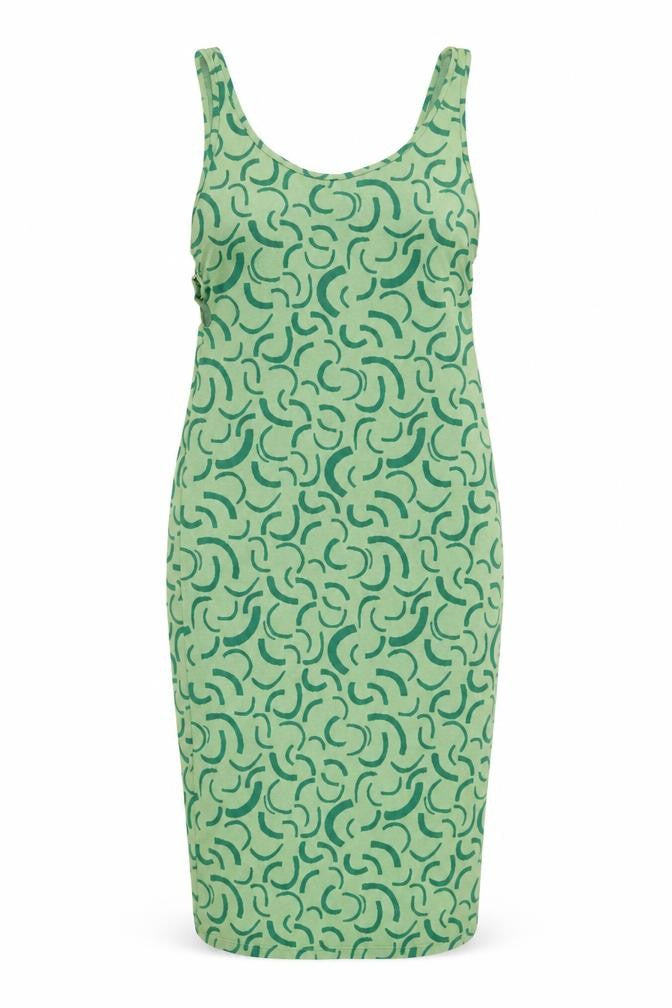 Bershka Women's Green Sleeveless Dress Size 12