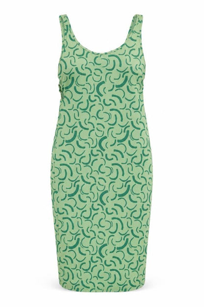 Bershka Women's Green Sleeveless Dress Size 12