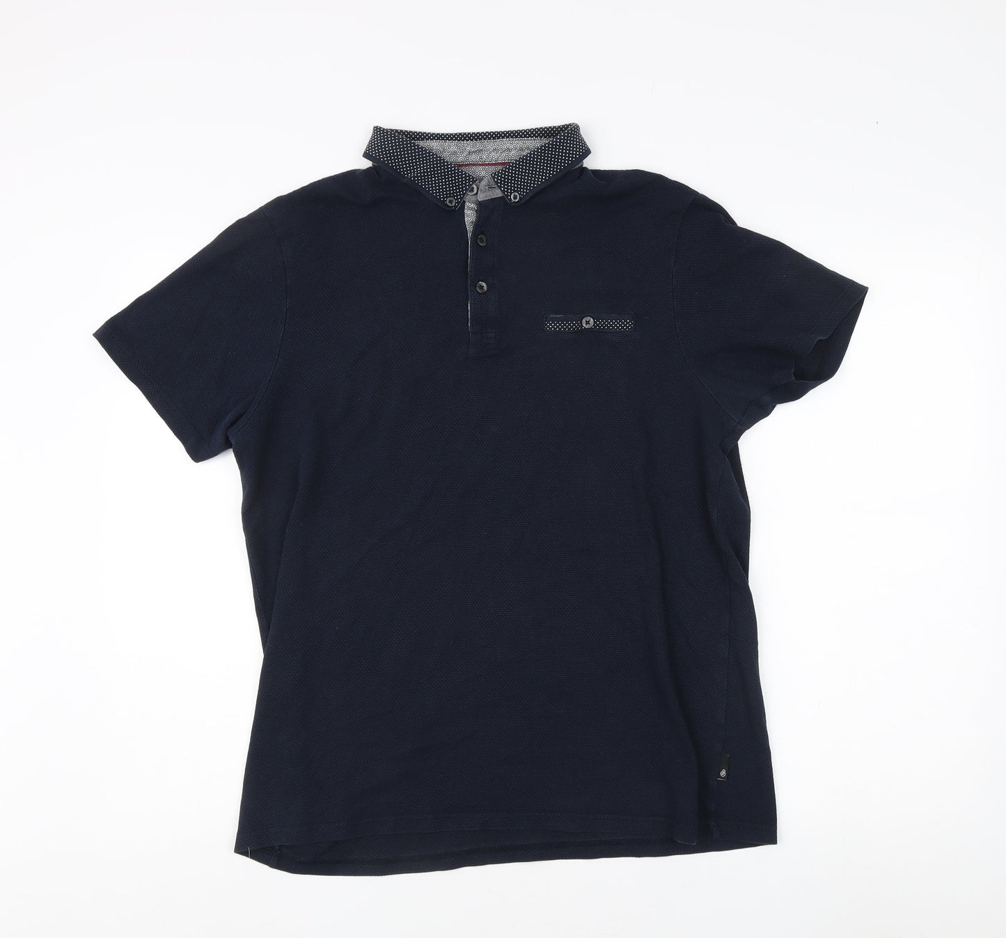 Burton Menswear Black Polo Shirt, Men's L, Regular Fit