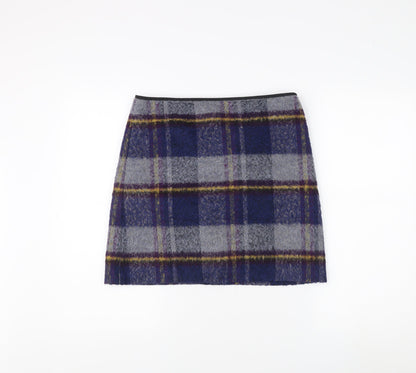 Marks and Spencer Women's Multicoloured Knee Length Plaid Skirt