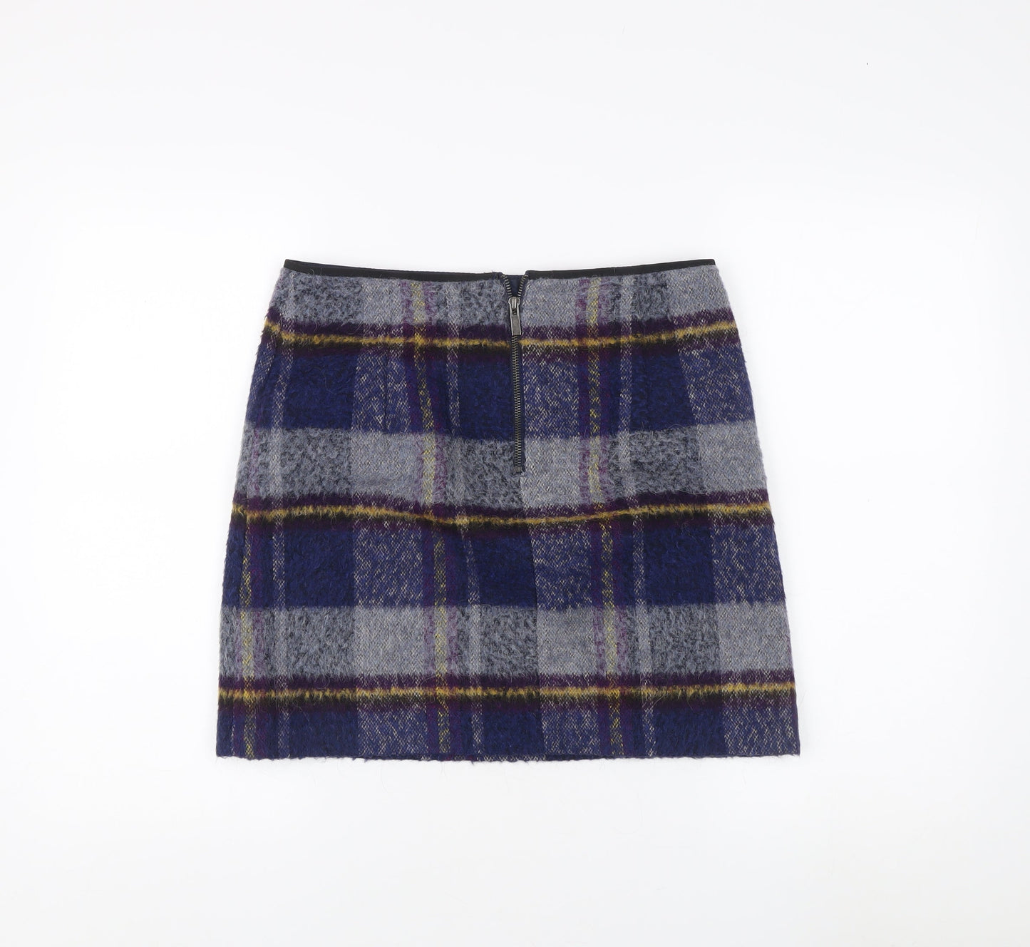 Marks and Spencer Women's Multicoloured Knee Length Plaid Skirt