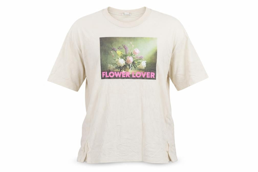 Womens UK Size L Monki Beige Basic T-Shirt