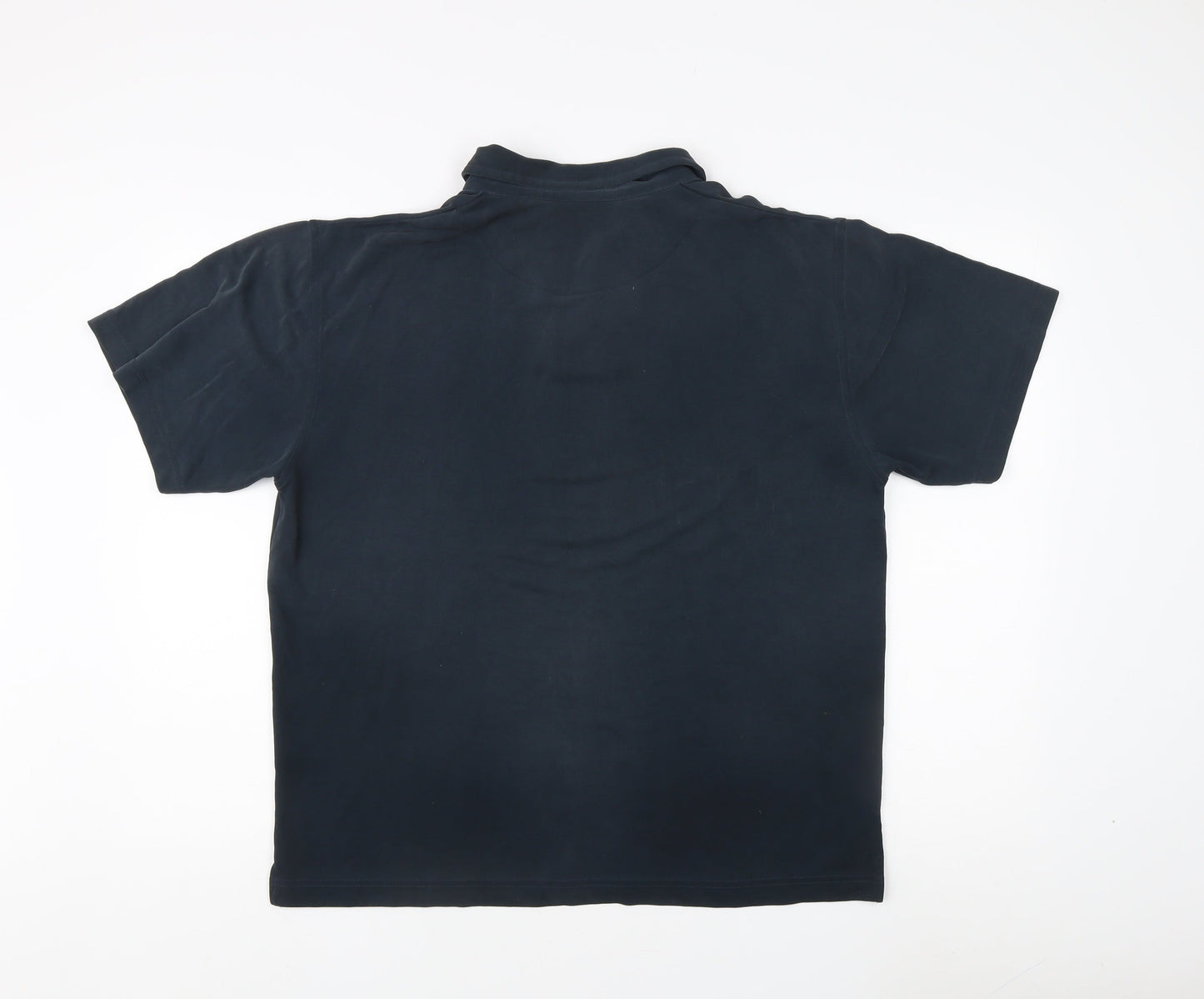 Linea Men's Black Polo Shirt - Size M, Regular Fit