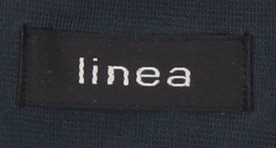 Linea Men's Black Polo Shirt - Size M, Regular Fit