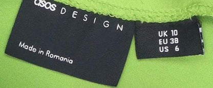 ASOS DESIGN Women's Green Slip Dress Size 10