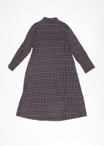 Pull & Bear Women's Multicoloured Geometric Dress S