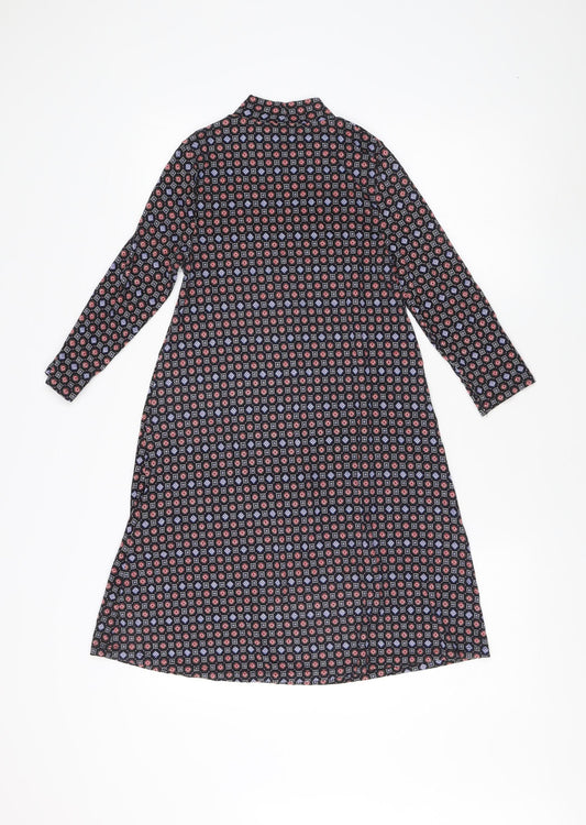 Pull & Bear Women's Multicoloured Geometric Dress S
