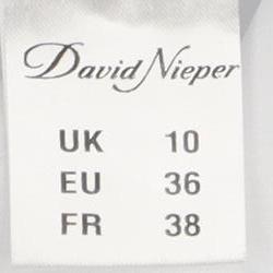 David Nieper Women's Blue Floral A-Line Skirt Size 10