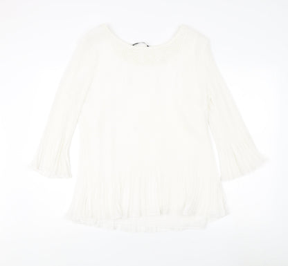 David Emanuel Ivory Blouse Women Size 20