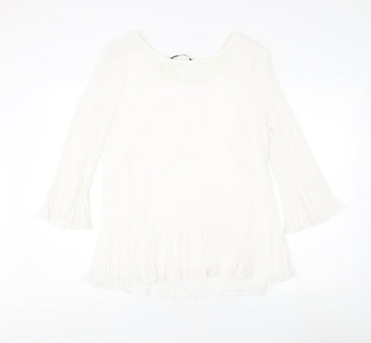 David Emanuel Ivory Blouse Women Size 20