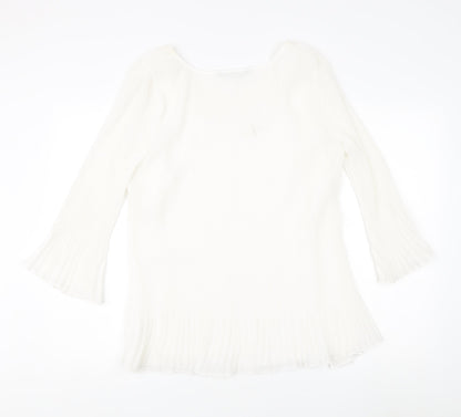 David Emanuel Ivory Blouse Women Size 20