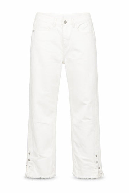Womens UK Size 12 Zara  Straight White Jeans