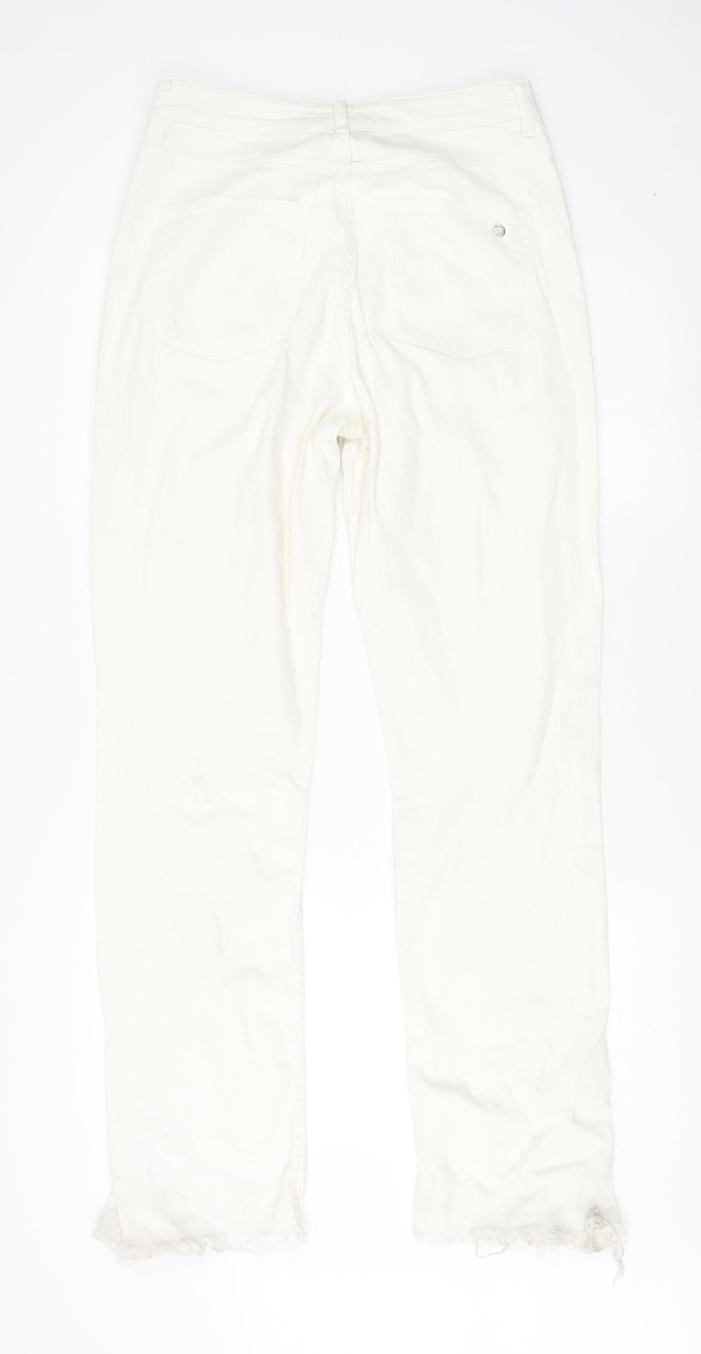 Zara Women's White Jeans Size 12