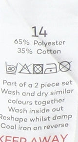 Bonmarché Women's Blue Striped Tunic T-Shirt Size 14