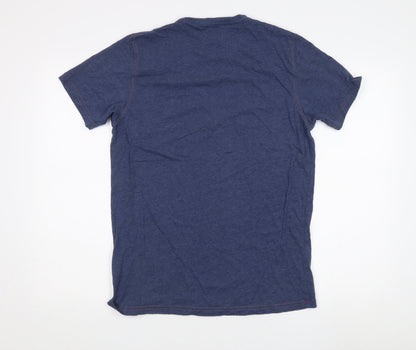 Unisex Adults UK Size M NEXT Blue Basic T-Shirt