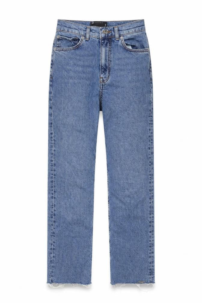 Womens UK Size 26 ASOS Regular Fit Straight Blue Jeans