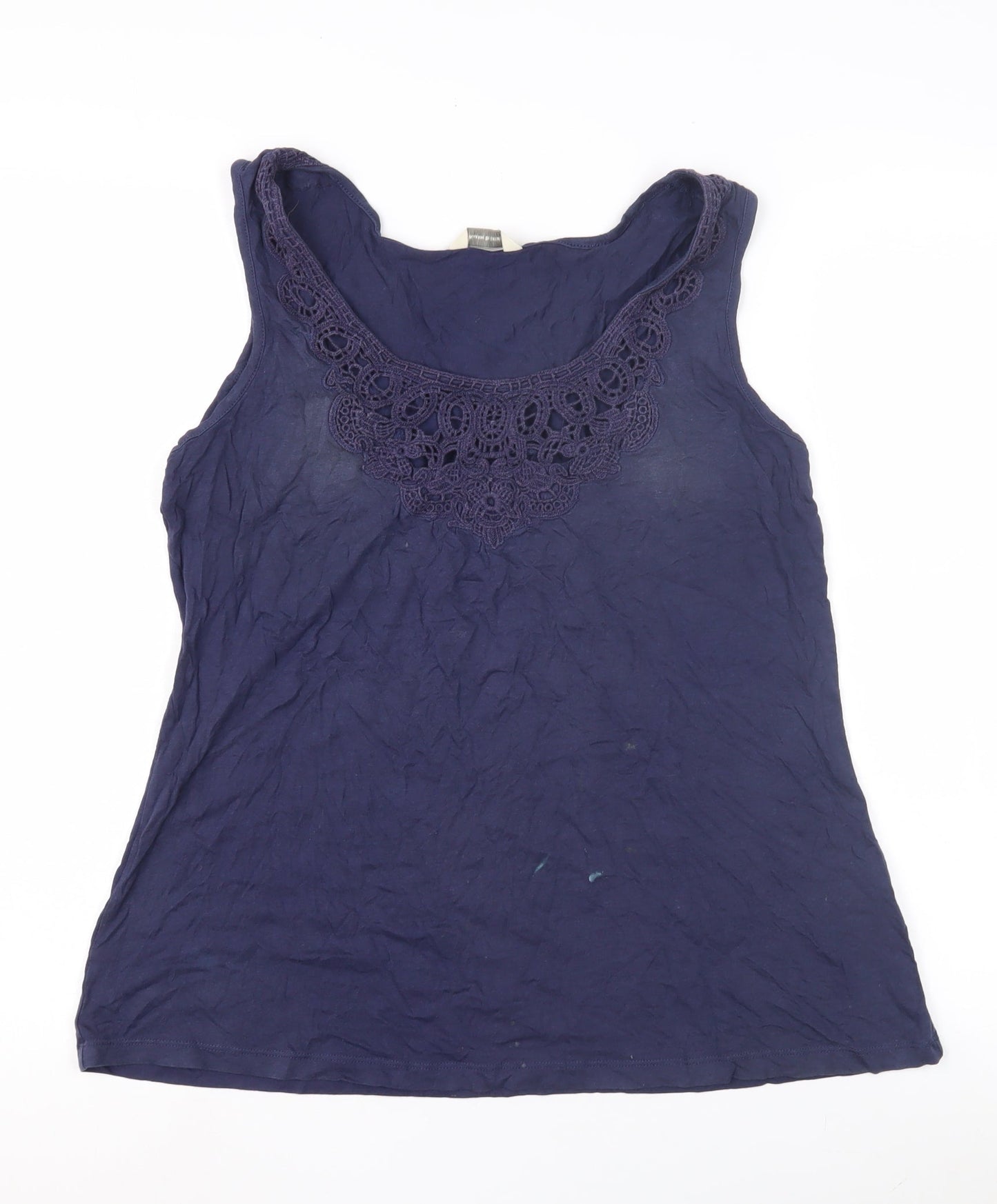 Womens UK Size 12 Marks and Spencer Blue Camisole Tank