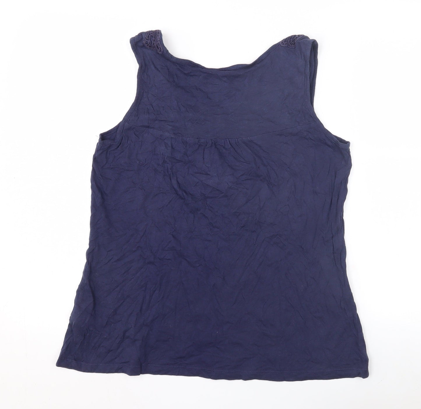 Womens UK Size 12 Marks and Spencer Blue Camisole Tank