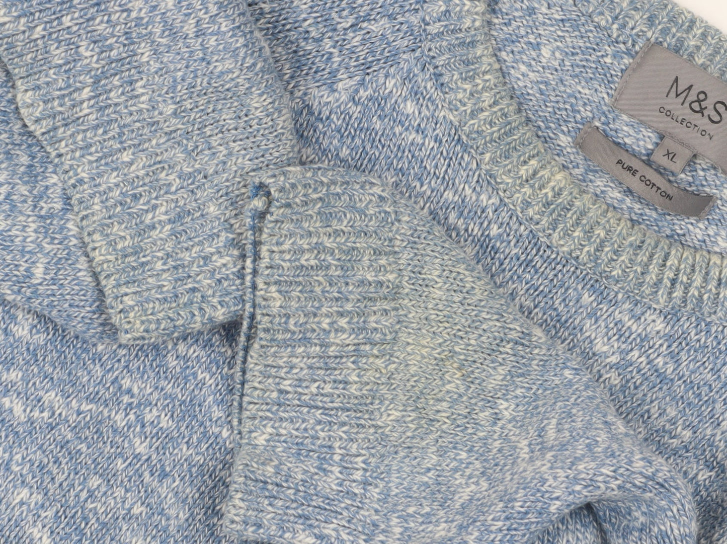 Marks and Spencer Men's XL Blue Pullover Jumper