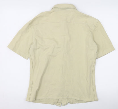 Zara Men's Beige M Button-Up Shirt