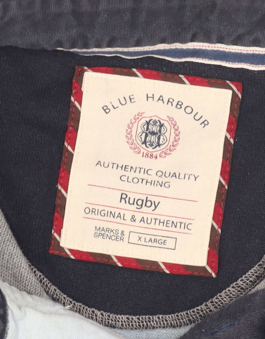 Marks and Spencer Men's XL Multicoloured Rugby Polo