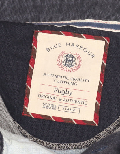 Marks and Spencer Men's XL Multicoloured Rugby Polo