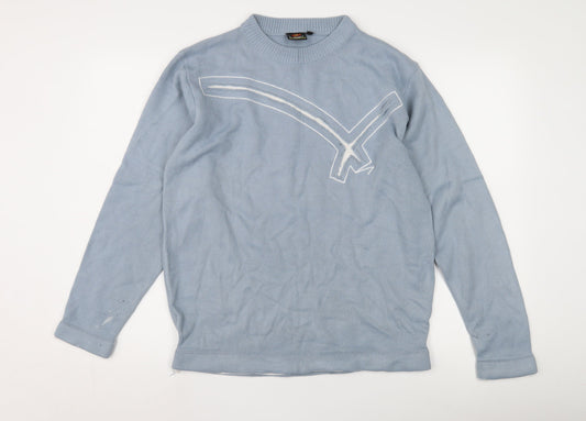 Rapid Fire Men's Blue Pullover Jumper M