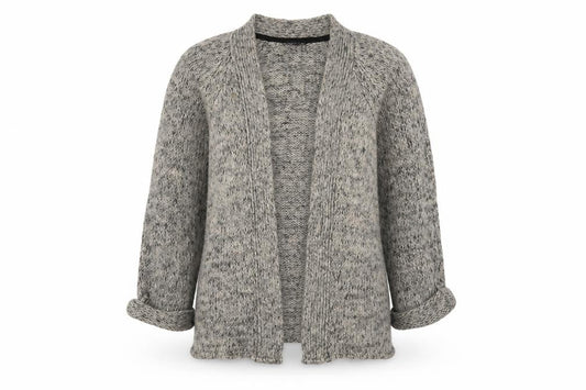 Womens UK Size 10 Topshop Grey Cardigan Jumper