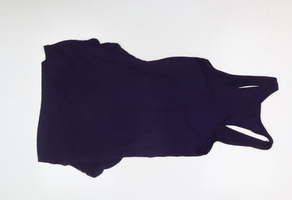 Womens UK Size 10 Warehouse Purple Basic Tank