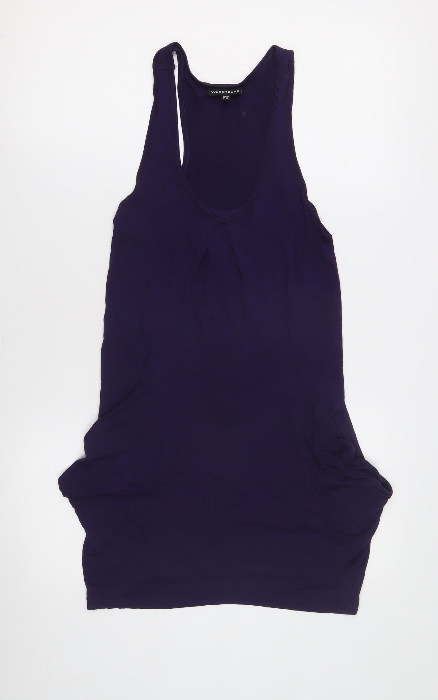 Womens UK Size 10 Warehouse Purple Basic Tank