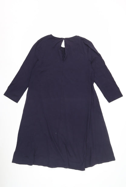 Marks and Spencer Women Navy 3/4 Sleeve Dress